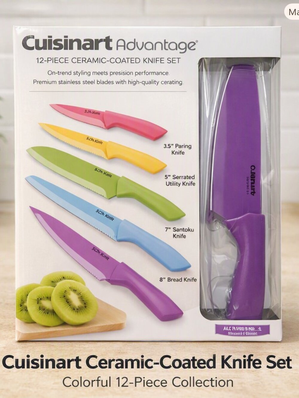 Cuisinart Advantage Knife 12 Piece Set Ceramic-Coated